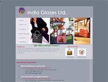 Tablet Screenshot of indiaglazes.com